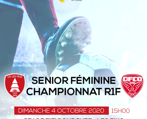 Dimanche 4 octobre 2020 : US LES FINS - DFCO 2