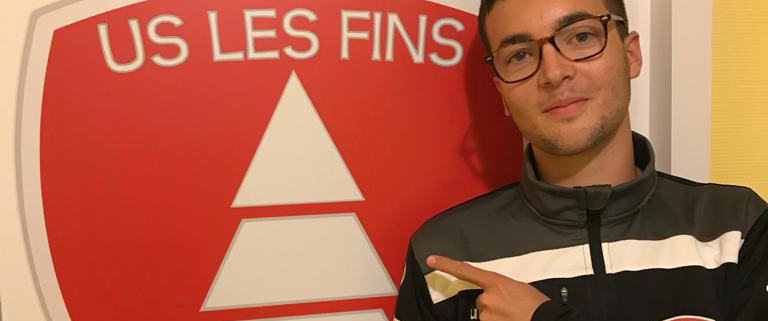 Titouan Minacori en formation à l'US Les Fins