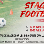 Stagers de football US LES FINS au mois d'avril 2021