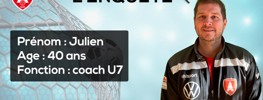 Julien, coach U7 US Les Fins