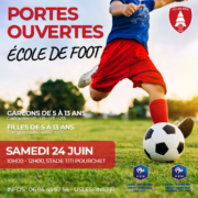 Portes ouvertes école de foot samedi 24 juin 2023 - US Les Fins