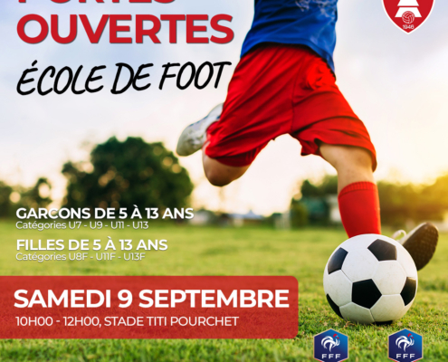 Portes Ouvertes école de foot US LES FINS samedi 9 septembre