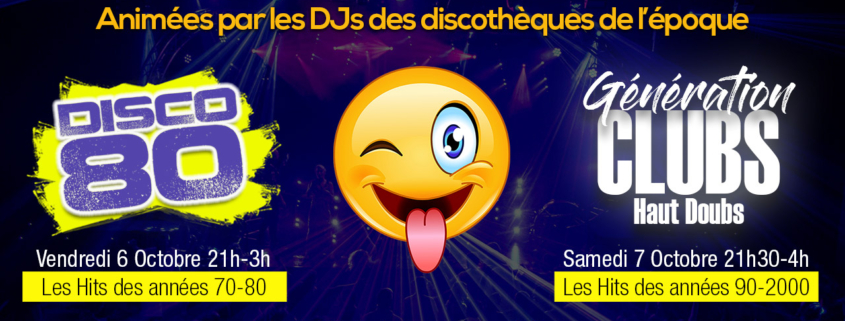 2 soirées festives à Morteau les 6 et 7 octobre 2023