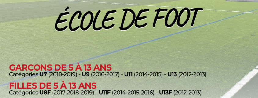 Portes Ouvertes de l'école de foot samedi 31 août 2024